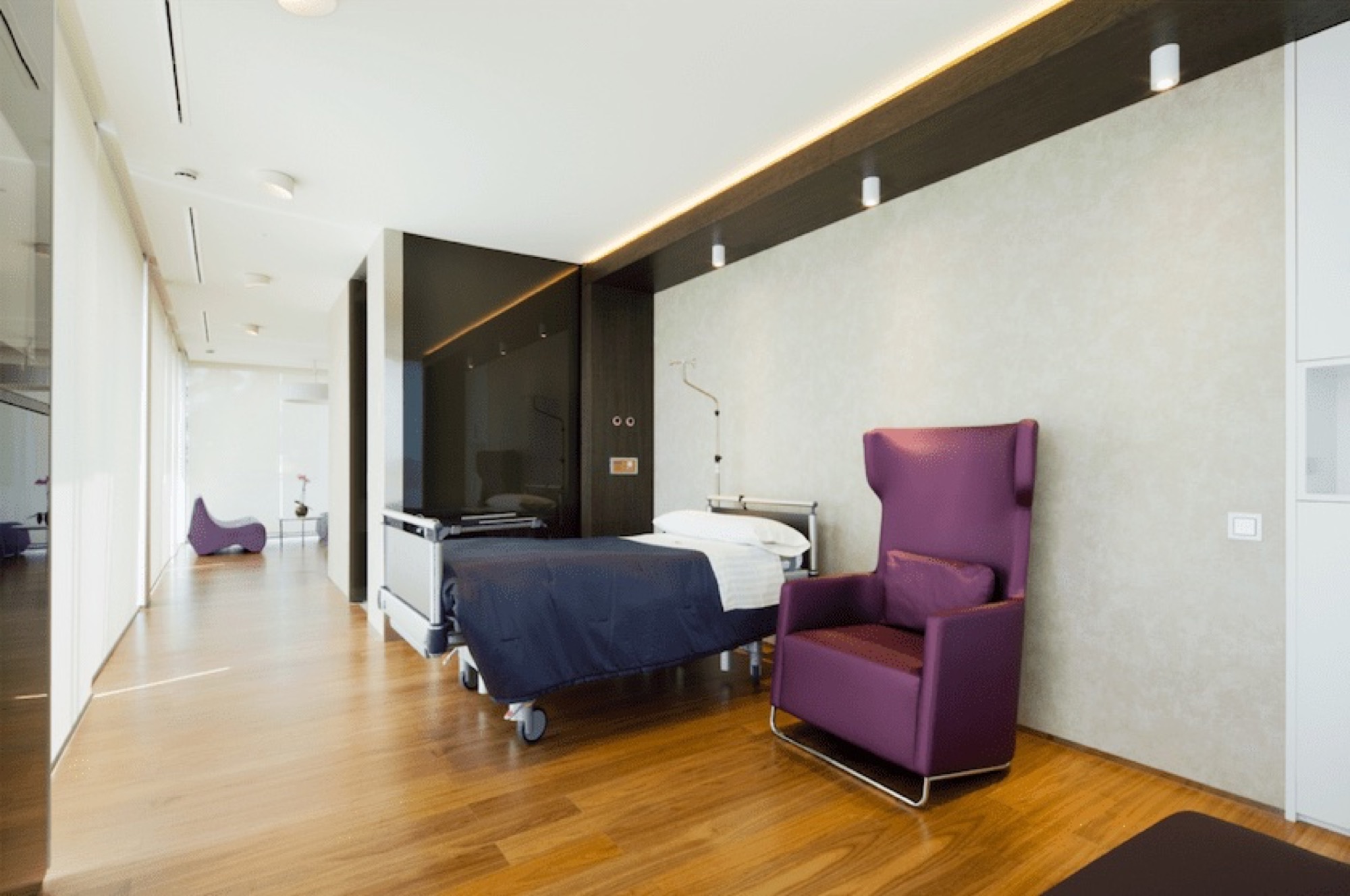 Habitación de hospitalización de IM Clinic